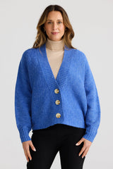 Carrington Cardigan - Mediterranean Blue
