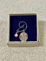 Large Panagia on a Pink Cord