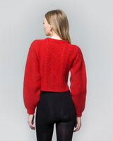 Miss Polyplexi Charlotte Red Knitted Sweater