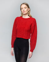 Miss Polyplexi Charlotte Red Knitted Sweater