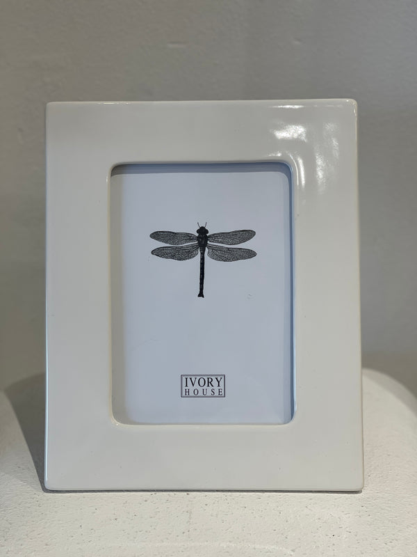 Ceramic Photo Frame - Off white