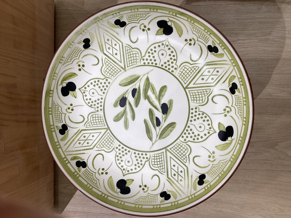 Large Olive Plater
