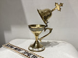 Brass mother of Pearl thimiato
