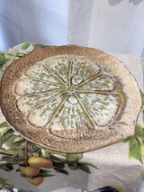 Lemon ceramic Serving Platter