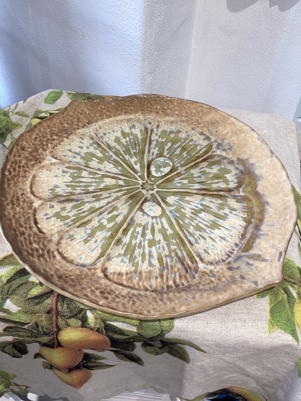 Lemon ceramic Serving Platter