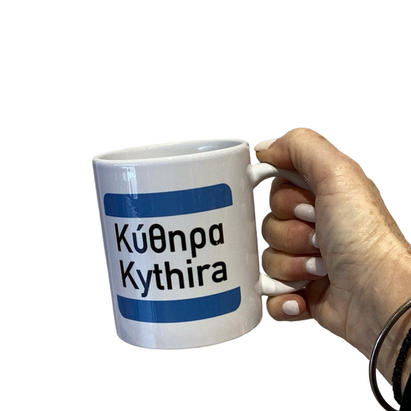 KYTHIRA GREEK SIGN MUG