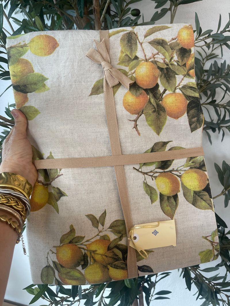 Lemon Tablecloth