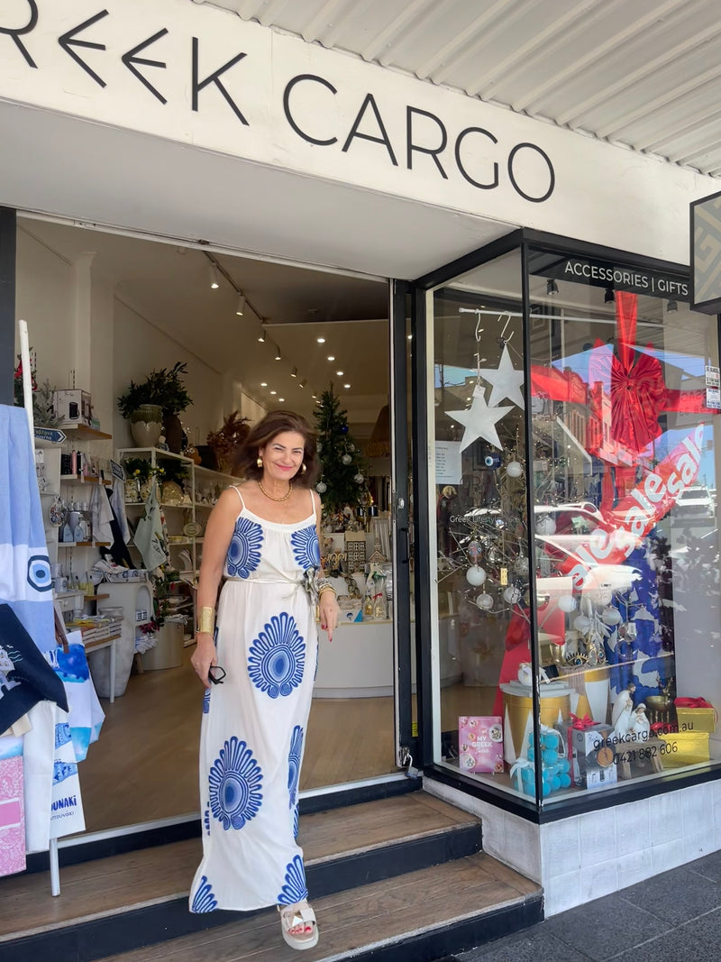 Greek Sun Maxi Dress