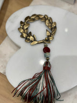 Wreath Gouri - bronze with colourful tassel