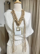 Naoussa white necklace by Katerina Vassou