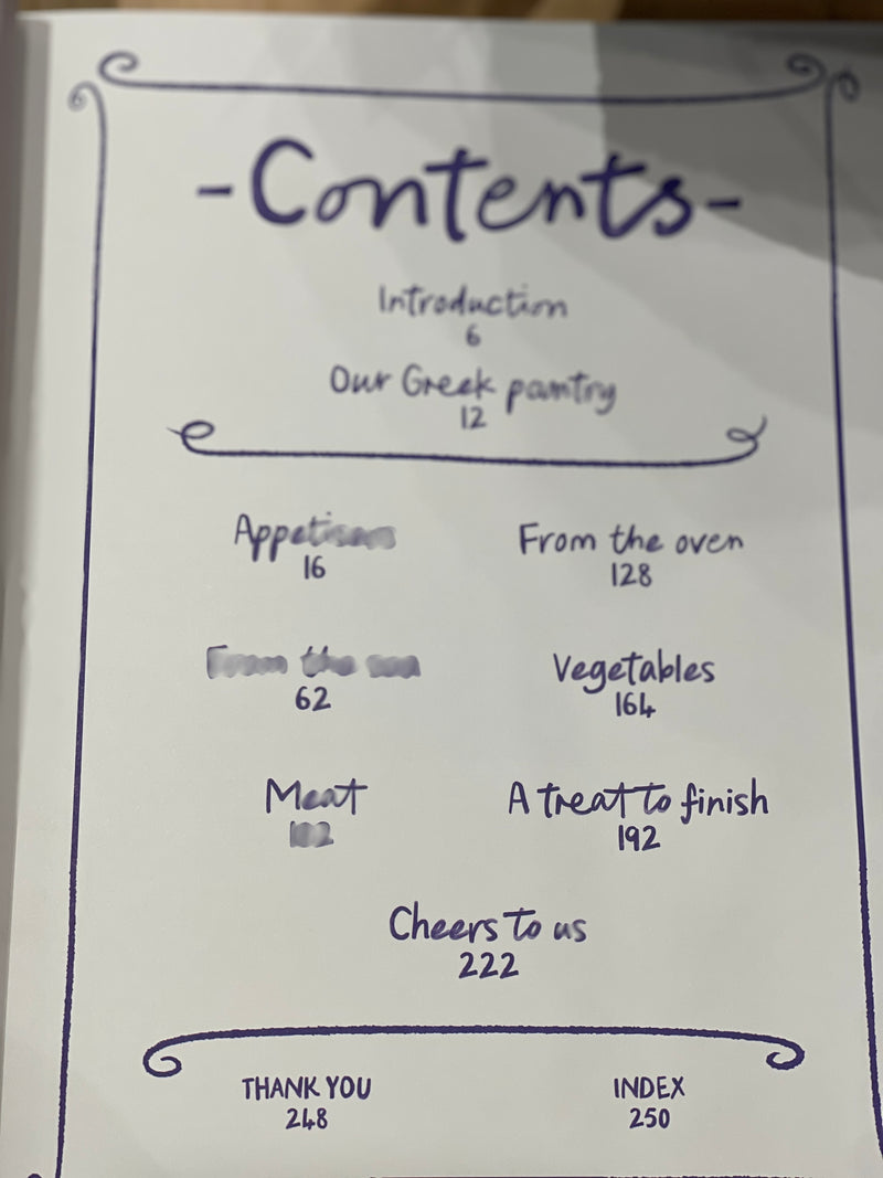 OPA! Greek Cookbook - Recipes inspired by Greek Tavernas