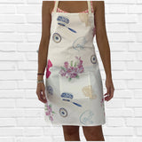Greek Print Apron