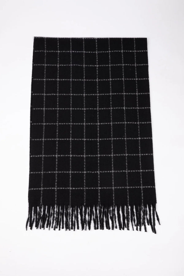 Brooklyn Scarf - Black/Off White