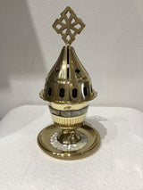 Large Kandili - Brass & Mother of Pearl