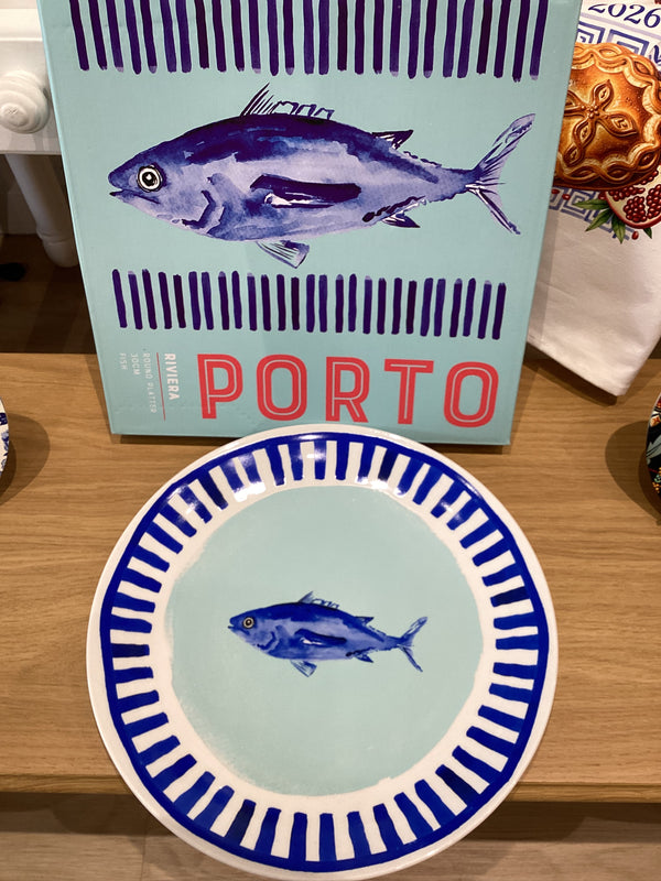 Large Porcelain Platter - Sardine