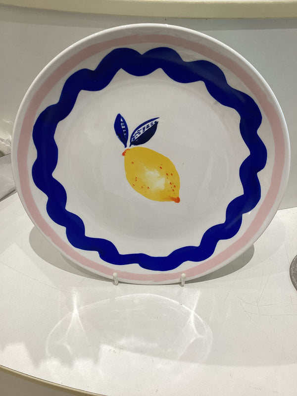 Large Porcelain Platter - Lemon