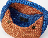 Normandy Metallic Copper and Blue Bag