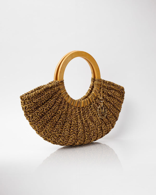 Capri Multicolour Brown Bag