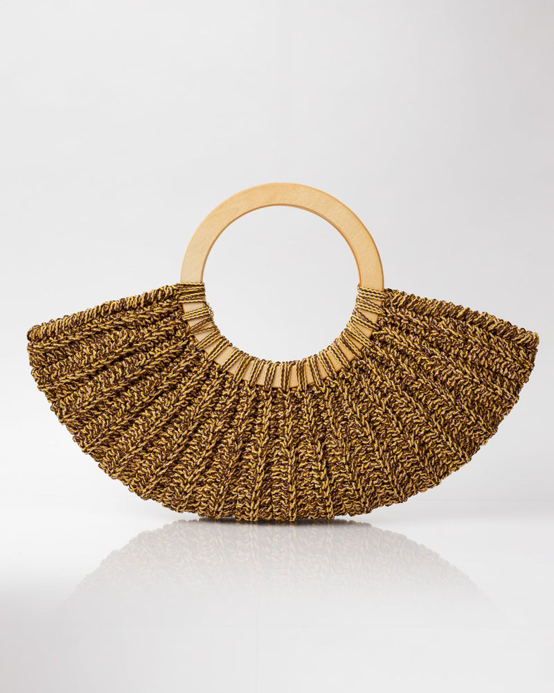 Capri Multicolour Brown Bag