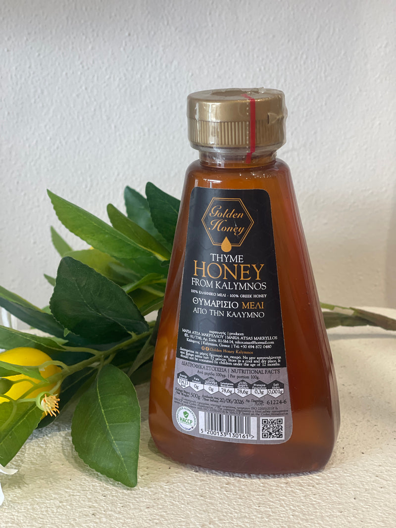Thyme Honey from Kalymnos 500ml squeeze