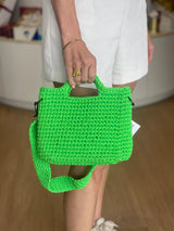 Greek Handmade Crochet Bag - Green
