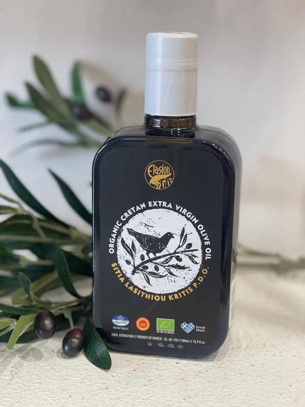 Organic Cretan Extra Virgin Olive Oil 500ml