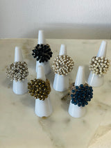 Hara Karamichali Hand Crochet Disc Ring