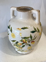 Ceramic Lemon Urn