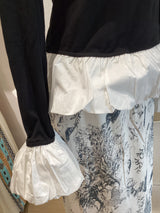 Wilde Top - Black with White