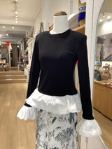 Wilde Top - Black with White