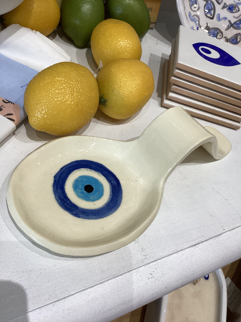Ceramic Spoon Rest with Mati
