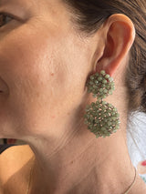 Hara Karamichali Earrings - Green Aventurine