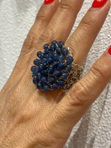 Hara Karamichali Hand Crochet Disc Ring