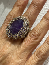 Hara Karamichali Stone Ring - Amethyst