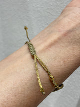 Macrame Handmade Bracelet - Tri Colour Blue