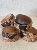 Greek Leather Bracelet - Various Designs