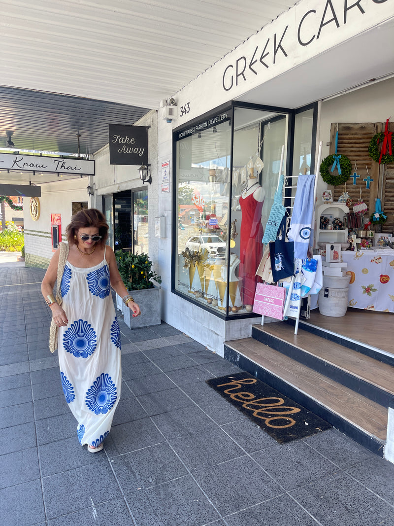 Greek Sun Maxi Dress