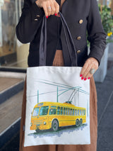 THE TROLLEY GREEK TOTE BAG
