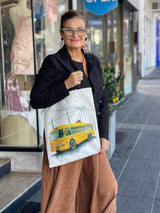 THE TROLLEY GREEK TOTE BAG