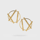 ENIGMA EARRINGS BY KATERINA VASSOU - GOLD