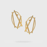 ENIGMA EARRINGS BY KATERINA VASSOU - GOLD