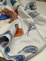 Kali Orexi Waffle Tea Towel