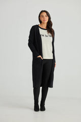 St Moritz Cardigan- Black