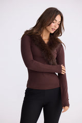 Imelda Top - Chocolate