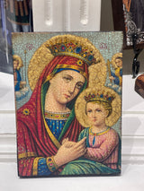 Icon - Mother Mary and Baby Jesus