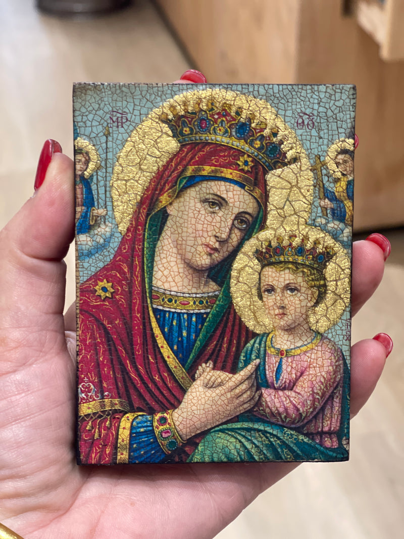 Icon - Mother Mary and Baby Jesus