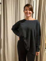 Olivia Pure Lambswool Jumper - Indigo