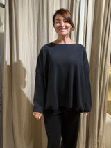 Olivia Pure Lambswool Jumper - Indigo