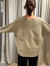 Montaigne Pure Lambswool Jumper - Oatmeal