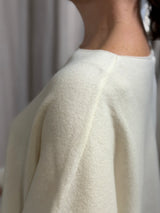 Olivia Pure Lambswool Jumper - Milk
